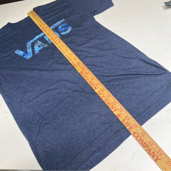 Vans T-Shirt - Size Small - Heathered Blue - Picture 9 of 13